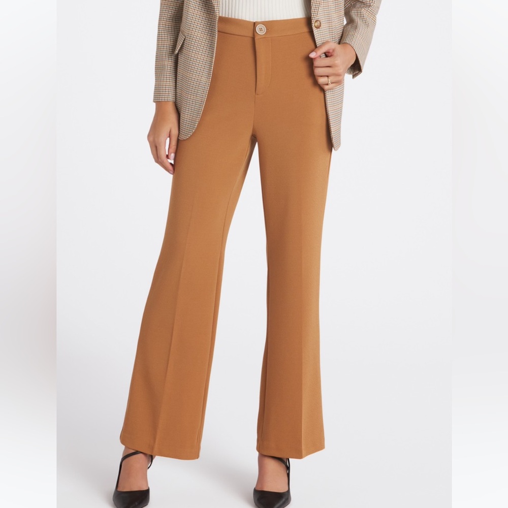 Dictionary Betta Wide Leg Pleated Pant, Camel